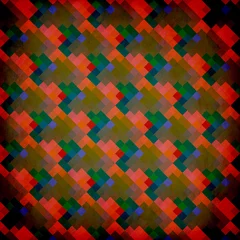 Abwaschbare Fototapete Pixel Retro-Grunge-Poster-Design