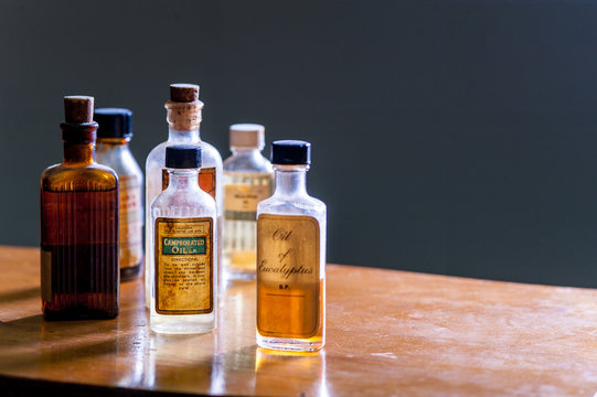 Vintage medicine bottle - Camphorated Oil