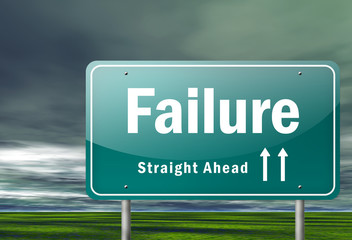 Highway Signpost "Failure"
