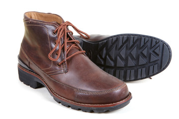 Brown man shoes
