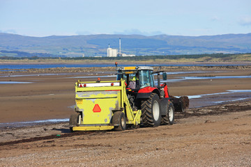 Beach Cleaner Tractor