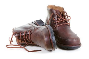 Brown man shoes