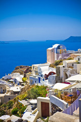 Obraz premium Amazing view on Santorini