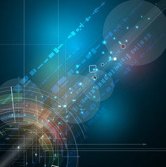 abstract futuristic fade computer technology business background