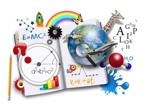 Open Learning Book with Science and Math