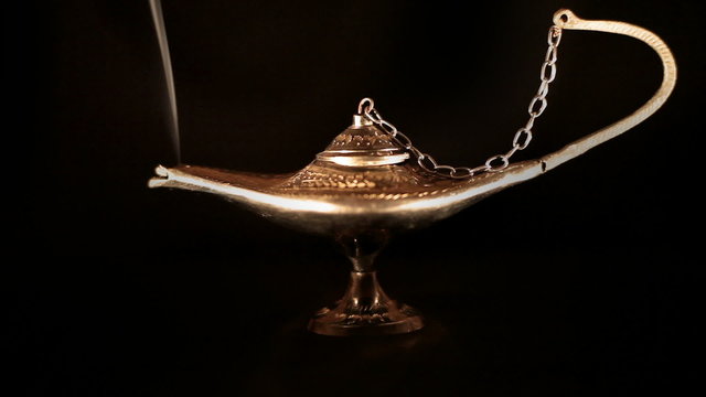Smoking Aladdin Lamp