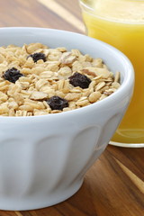 Delicious healthy breakfast