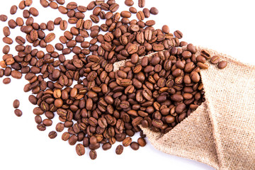 Coffee beans as a background