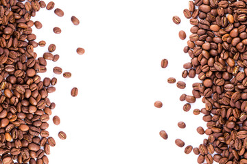 Coffee beans as a background