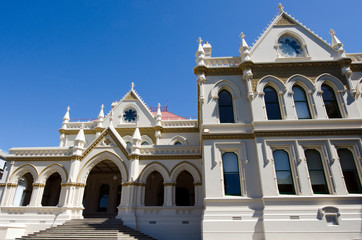 Fototapeta na wymiar Wellington Parlament biblioteki