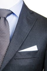 Formal suit in fashion concept