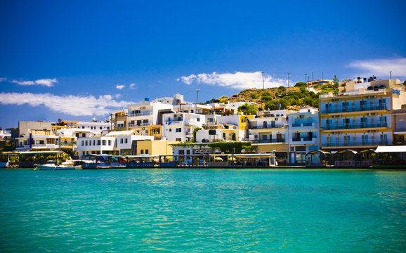 Elounda City, Crete, Greece