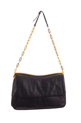 Nice elegant woman bag isolated on the white