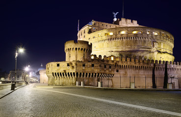 Naklejka na ściany i meble Castel Sant'Angelo, Rzym