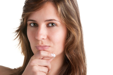 Naklejka premium Wondering Woman