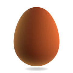 Egg, Isolated on White Background