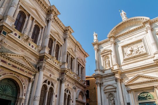 San Rocco church and school in Venice, Italy