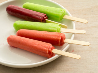 Colorful Ice Pop Desserts