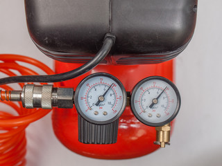 Air compressor manometer