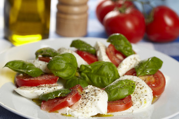 Caprese - Tomate und Mozzarella