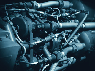 Jet engine hoses and machinery
