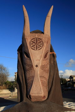 Scultura di Boes e Merdules, Carnevale di Ottana in Sardegna