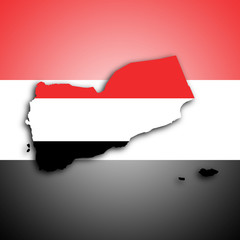 Fototapeta premium Map of Yemen