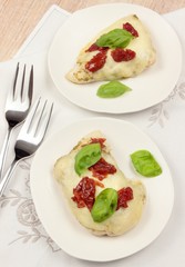 baked chicken with mozzarella