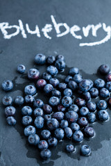 Fresh blueberries