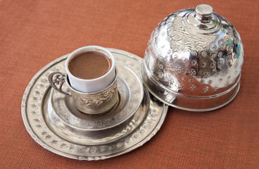Traditional turkish coffee