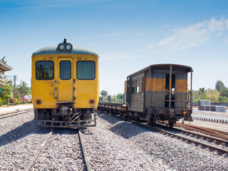 train station and railway track