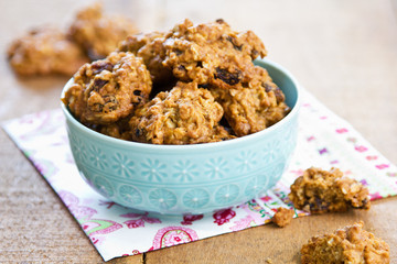 Oatmeal and raisin cookies