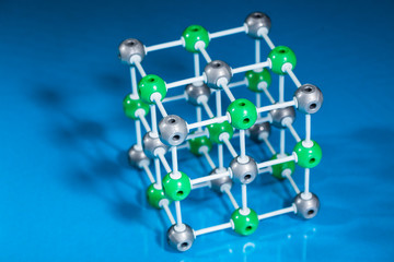 Model of NaCl molecular structure