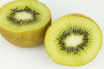 Fototapeta premium Slice of fresh kiwi fruit