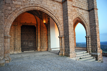 Fototapeta na wymiar Zamek Priory Church, Aracena