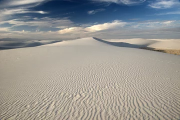 Foto auf Acrylglas Naturpark Nationaldenkmal aus weißem Sand, Alamogordo, NM
