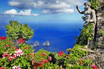 Panele Szklane  piękna wyspa Capri, Włochy