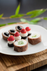Süßes Sushi