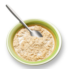 Bowl of porridge oats