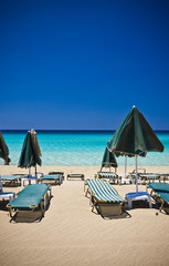 Fototapeta na wymiar Falsarna beach in Crete, Greece