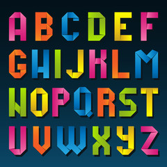 Origami Alphabet