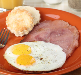Fried Eggs and Ham