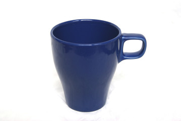 Taza de desayuno azul