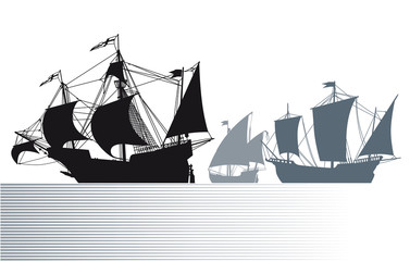 Die Schiffe von Christoph Kolumbus