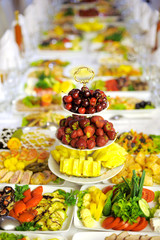 Fruits on Festive Table