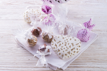 home-made  nibble - muesli - small ball