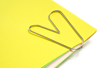heart-shaped paperclip