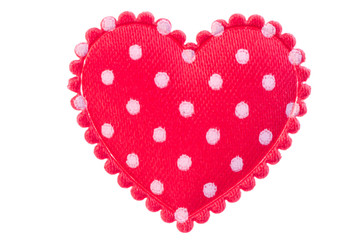 red heart.