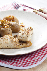 pikeperch on cumin