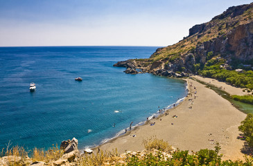 Fototapeta na wymiar seascape on Crete, Greece